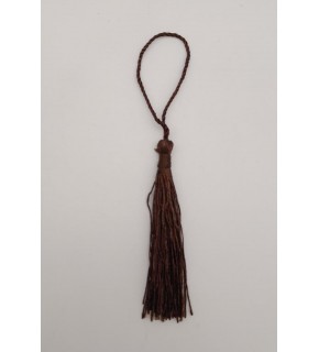 Çanta Aksesuar Kahverengi Floş Püskül 1 Adet