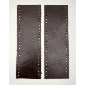 Çanta Aksesuar Kahverengi Gerçek Deri Tutma Sapı 18X6 Cm Simit Sap