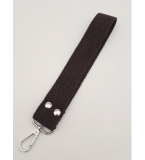 Çanta Aksesuar Kahverengi Pamuklu Kolon Elcik Gümüş Metalli