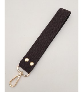 Çanta Aksesuar Kahverengi Pamuklu Kolon Elcik Light Gold Metalli