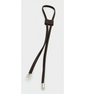 Çanta Aksesuar Kahverengi Suni Deri Dikişli Büzgü Gümüş Metalli