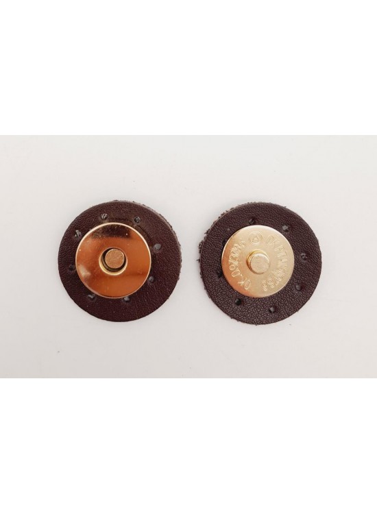 Çanta Aksesuar Kahverengi Suni Derili Mıknatıslı Çıtçıt Light Gold Metalli Çanta Aksesuar Kahverengi Suni Derili Mıknatıslı Çıtçıt Light Gold Metalli