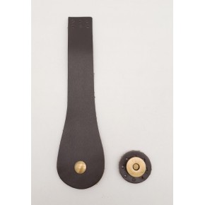 Çanta Aksesuar Kahverengi Tek Kat Gerçek Deri Armut Model Kapak Antik Metalli