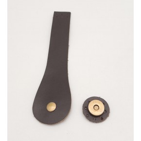 Çanta Aksesuar Kahverengi Tek Kat Gerçek Deri Armut Model Kapak Antik Metalli