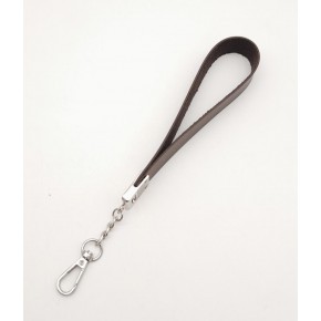 Çanta Aksesuar Kahverengi Tek Kat Suni Deri Zincirli Elcik Gümüş Metal