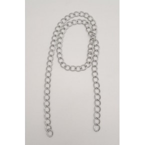 Çanta Aksesuar Kalın Zincir Gümüş 100 cm