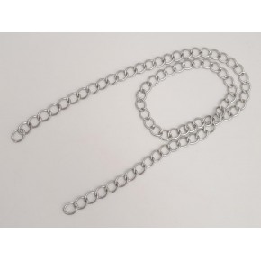 Çanta Aksesuar Kalın Zincir Gümüş 100 cm