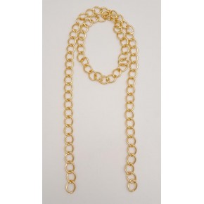 Çanta Aksesuar Kalın Zincir Light Gold 100 cm
