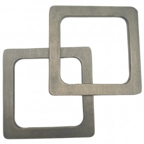 Çanta Aksesuar Kare Model 13 cm Haki Renk Ahşap Çanta Sapı