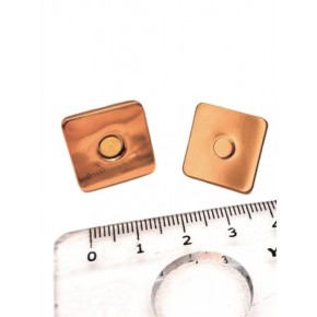 Çanta Aksesuar Kare Model Çanta Mıknatısı Light Gold Renk