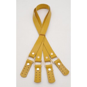 Çanta Aksesuar Karedört Model Gerçek Deri Limon Küfü Renk Çanta Sapı Light Gold Metal