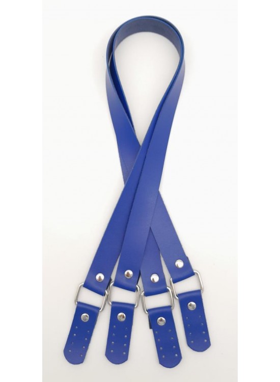 Çanta Aksesuar Karedört Model Suni Deri Mavi Renk Çanta Sapı Gümüş Metal Çanta Aksesuar Karedört Model Suni Deri Mavi Renk Çanta Sapı Gümüş Metal