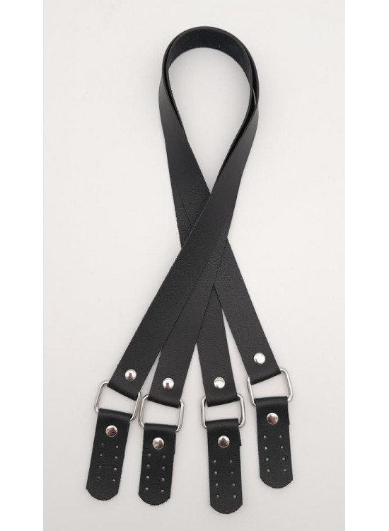 Çanta Aksesuar Karedört Model Suni Deri Siyah Renk Çanta Sapı Gümüş Metal Çanta Aksesuar Karedört Model Suni Deri Siyah Renk Çanta Sapı Gümüş Metal