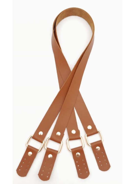 Çanta Aksesuar Karedört Model Suni Deri Taba Renk Çanta Sapı Light Gold Metal