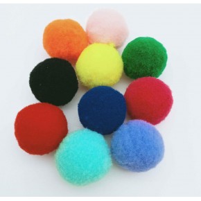 Çanta Aksesuar Karışık Renk 2.5 Cm Ponpon 10Lu