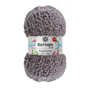 Çanta Aksesuar Kartopu  Anakuzusu Kuzucuk İpi Koyu Gri