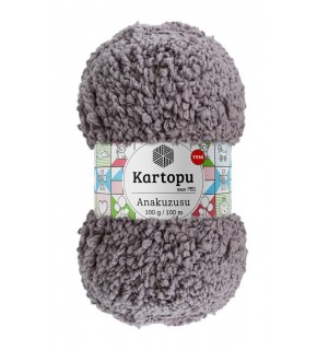 Çanta Aksesuar Kartopu  Anakuzusu Kuzucuk İpi Koyu Gri