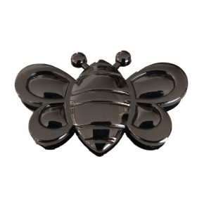 Çanta Aksesuar Kelebek Model Mıknatıslı Kilit Füme