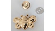 Çanta Aksesuar Kelebek Model Mıknatıslı Kilit Light Gold Çanta Aksesuar Kelebek Model Mıknatıslı Kilit Light Gold