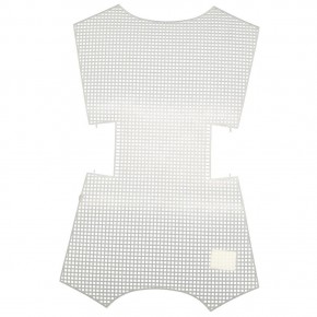 Çanta Aksesuar Kelebek Model Plastik Kanvas Beyaz Renk