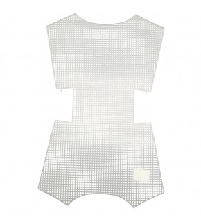 Çanta Aksesuar Kelebek Model Plastik Kanvas Beyaz Renk