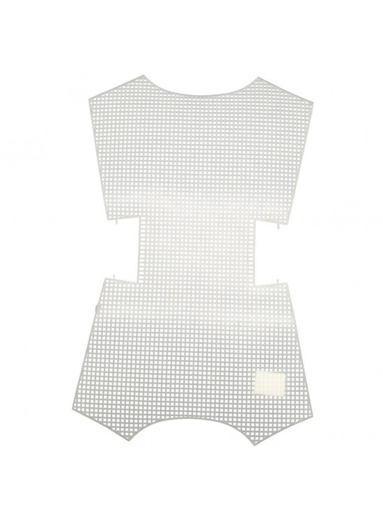 Çanta Aksesuar Kelebek Model Plastik Kanvas Beyaz Renk