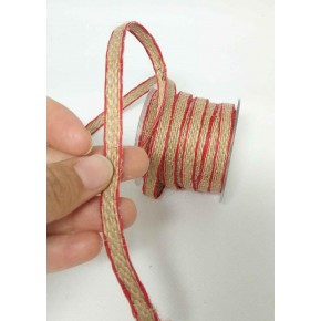 Çanta Aksesuar Kenarları Kırmızı Hasır Renk Kordon, Büzgü İpi Metrelik