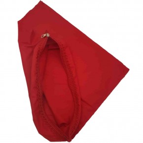 Çanta Aksesuar Kırımızı Renk 45X45 Cm, Dikilmiş Halde, Fermuarlı Astar