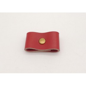 Çanta Aksesuar Kırmızı Gerçek Deri Büzgülük Antik Metalli