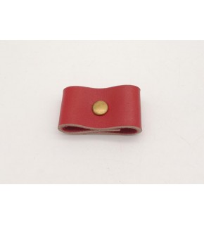 Çanta Aksesuar Kırmızı Gerçek Deri Büzgülük Antik Metalli