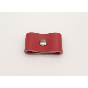 Çanta Aksesuar Kırmızı Gerçek Deri Büzgülük Füme Metalli