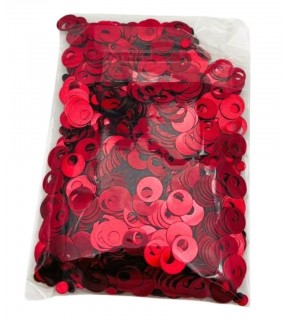 Çanta Aksesuar Kırmızı Renk 1 Cm Pul 40 Gr