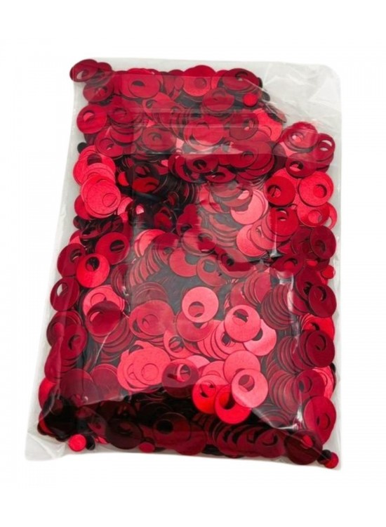 Çanta Aksesuar Kırmızı Renk 1 Cm Pul 40 Gr