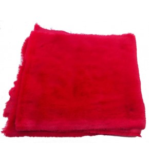 Çanta Aksesuar Kırmızı Renk 100X20 Cm Kürk