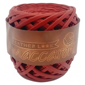 Çanta Aksesuar Kırmızı Renk Maccaroni Deri İp