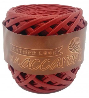Çanta Aksesuar Kırmızı Renk Maccaroni Deri İp