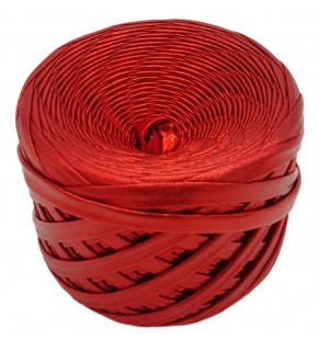 Çanta Aksesuar Kırmızı Renk Metalik İp