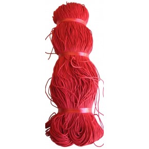 Çanta Aksesuar Kırmızı Renk Mumlu Koton İp