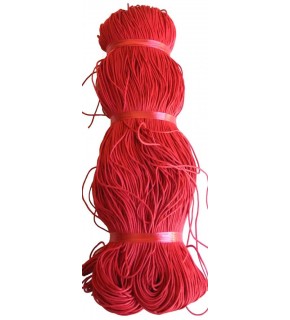 Çanta Aksesuar Kırmızı Renk Mumlu Koton İp