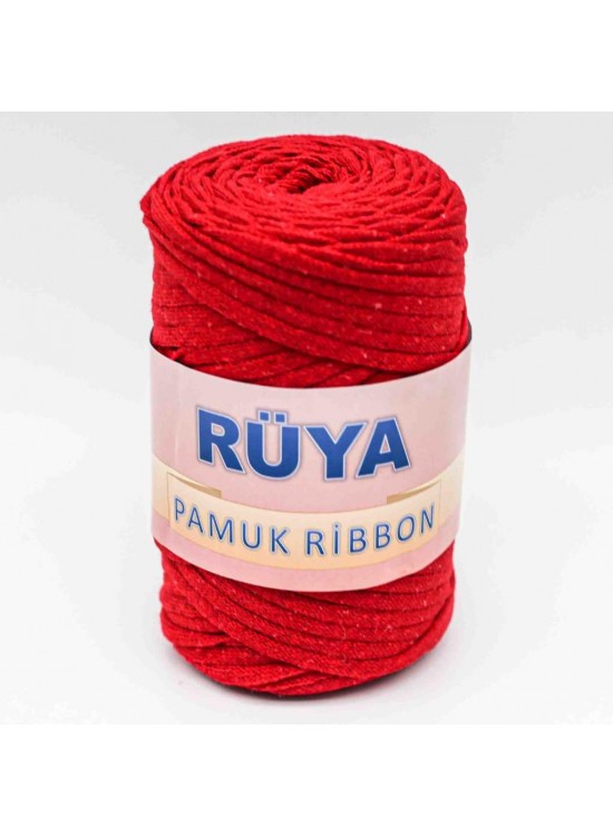 Çanta Aksesuar Kırmızı Renk Pamuk Ribbon No:9