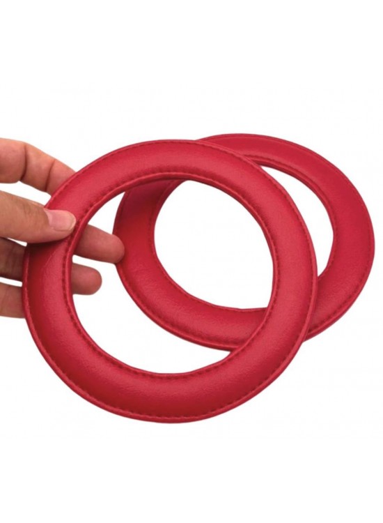 Çanta Aksesuar Kırmızı Renk Yuvarlak 13.5 cm Suni Deri Çanta Sapı Çanta Aksesuar Kırmızı Renk Yuvarlak 13.5 cm Suni Deri Çanta Sapı