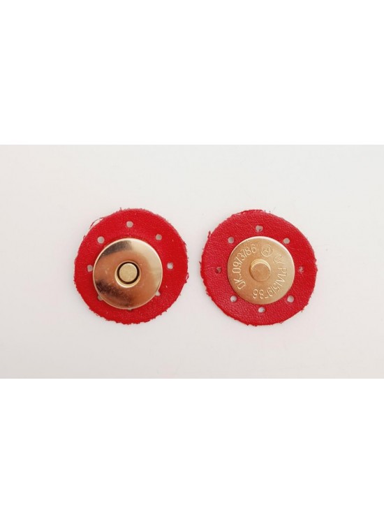 Çanta Aksesuar Kırmızı Suni Derili Mıknatıslı Çıtçıt Light Gold Metalli Çanta Aksesuar Kırmızı Suni Derili Mıknatıslı Çıtçıt Light Gold Metalli