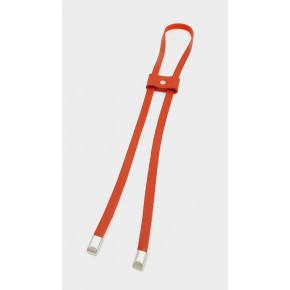 Çanta Aksesuar Kırmızı Tek Kat Suni Deri Büzgü Gümüş Metalli