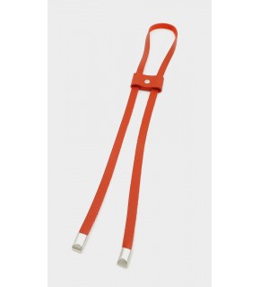 Çanta Aksesuar Kırmızı Tek Kat Suni Deri Büzgü Gümüş Metalli