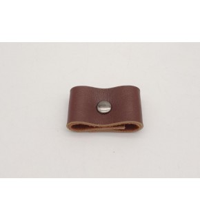 Çanta Aksesuar Kızıl Kahve Gerçek Deri Büzgülük Füme Metalli