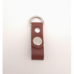 Çanta Aksesuar Kızıl Kahve Gerçek Deri Çıtçıtlı Sapucu Böce Gümüş Metalli 1 Adet