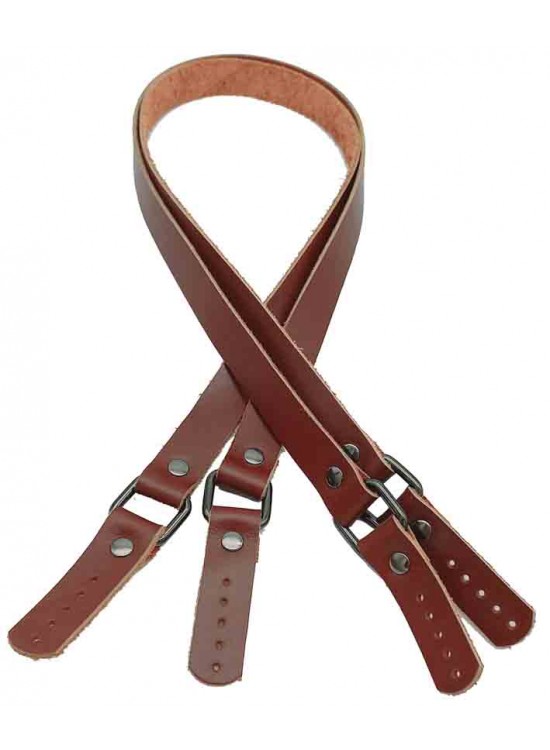 Çanta Aksesuar Kızıl Kahve Karedört Model Gerçek Deri Çanta Sapı (Füme Metal) Çanta Aksesuar Kızıl Kahve Karedört Model Gerçek Deri Çanta Sapı (Füme Metal)