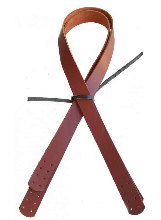 Çanta Aksesuar Kızıl Kahve Renk Gerçek Deri 70X2.3 Cm Çift Sap Çanta Aksesuar Kızıl Kahve Renk Gerçek Deri 70X2.3 Cm Çift Sap