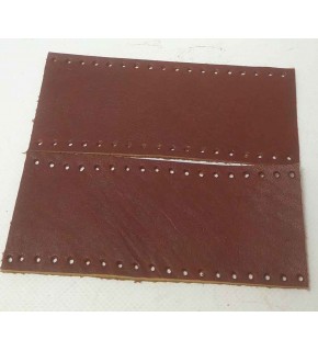 Çanta Aksesuar Kızıl Kahve Renk Gerçek Deri Tutma Sapı 15X6 Cm Simit Sap