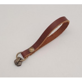 Çanta Aksesuar Kızıl Kahve Renk Gerçek Derili Antik Döngülü Fermuar Başı